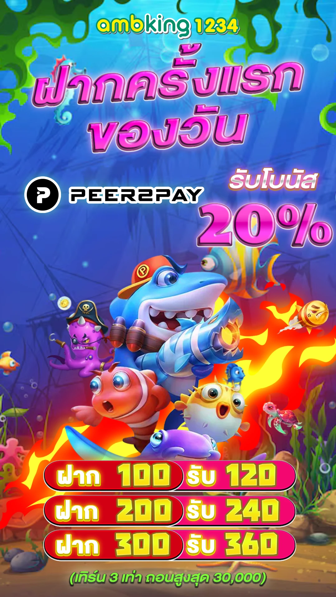 สล็อตเว็บตรง ฝาก-ถอน true wallet ไม่มี ธนาคาร ไม่มีขั้น ต่ํา - แบนเนอร์โปรโมชั่น